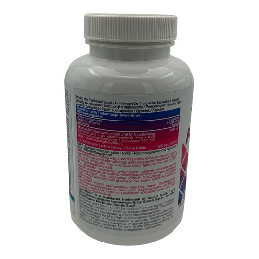 Folic Acid 600mcg  (100 caps)