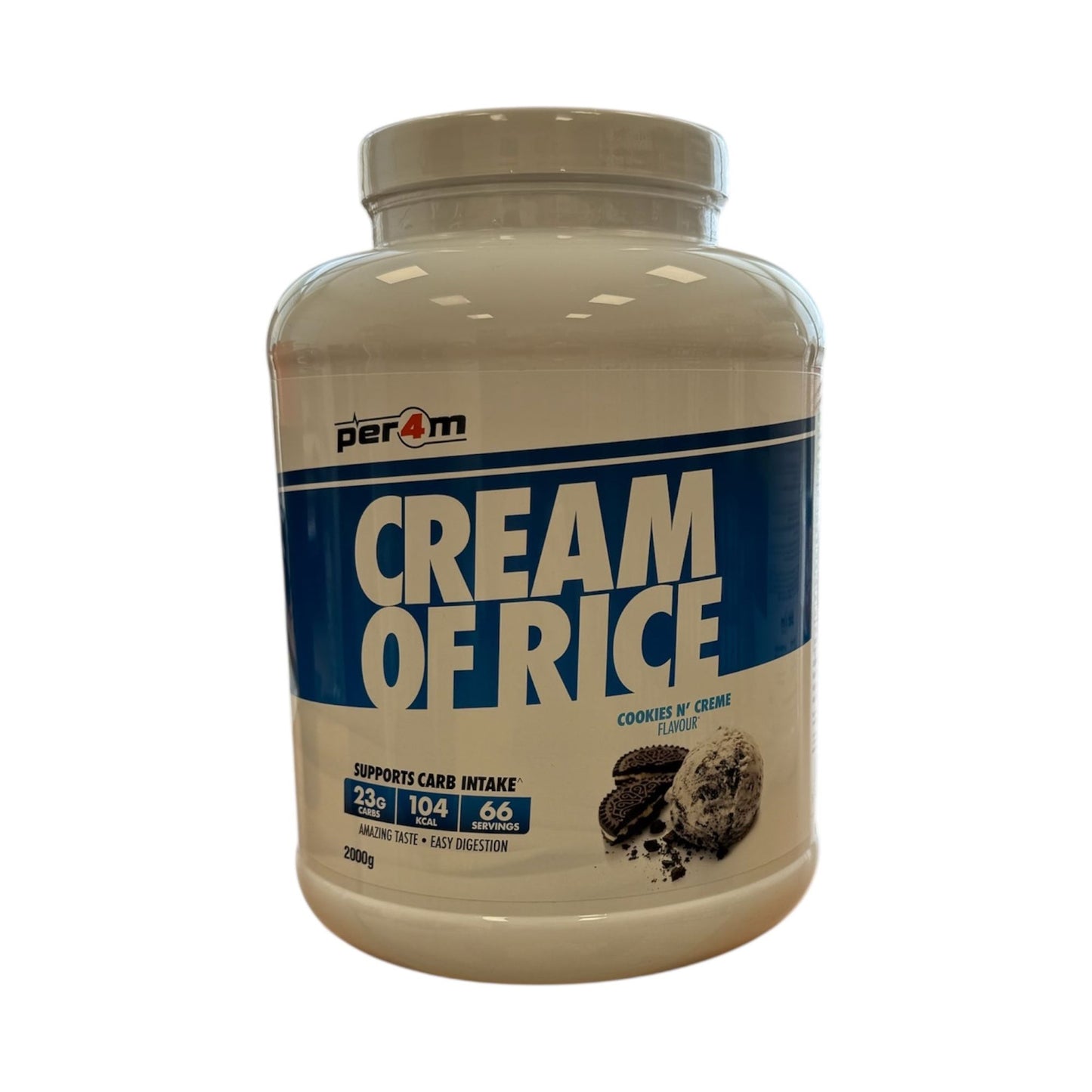 Container of 'Cream of Rice' by Per4m on a white background