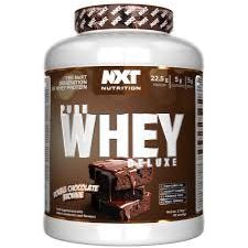 nxt whey protein powder , chocolate flavour in 2kg tub