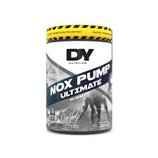 DV Nutrition Nox Pump Ultimate supplement container on a white background