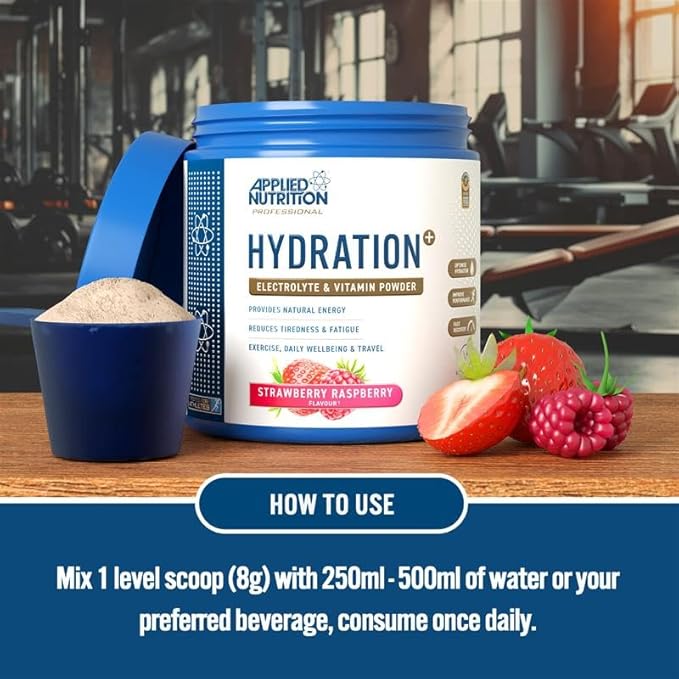 Applied Nutrition Hydration+ (Strawberry and Raspberry)