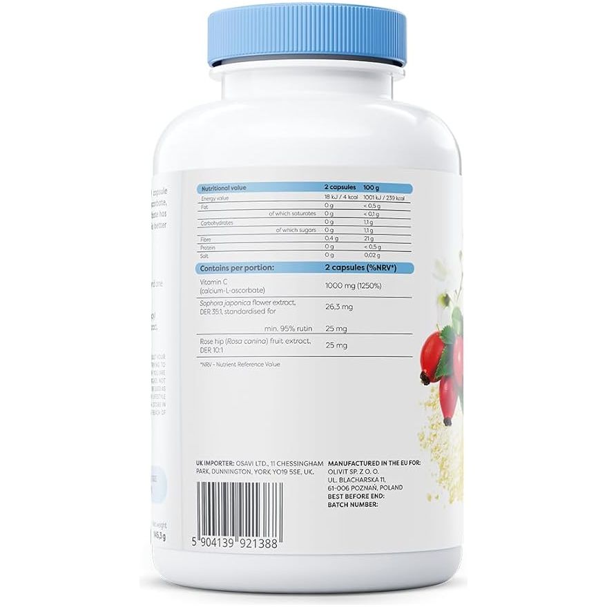 Vitamin C1000 with Rutin & Rose Hip (180 capsules)