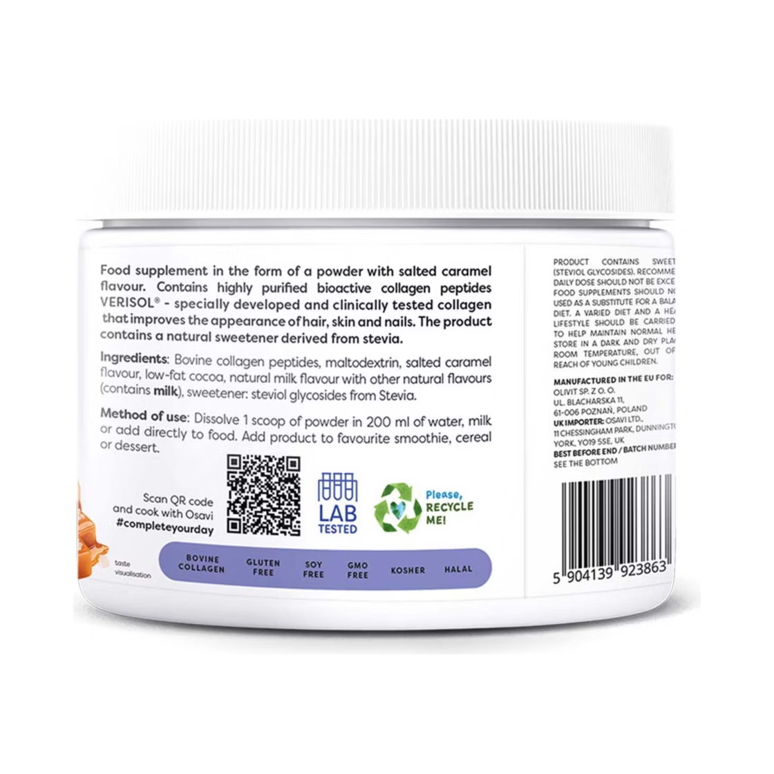 Osavi Collagen Hair, Skin, Nails. (salted caramel)