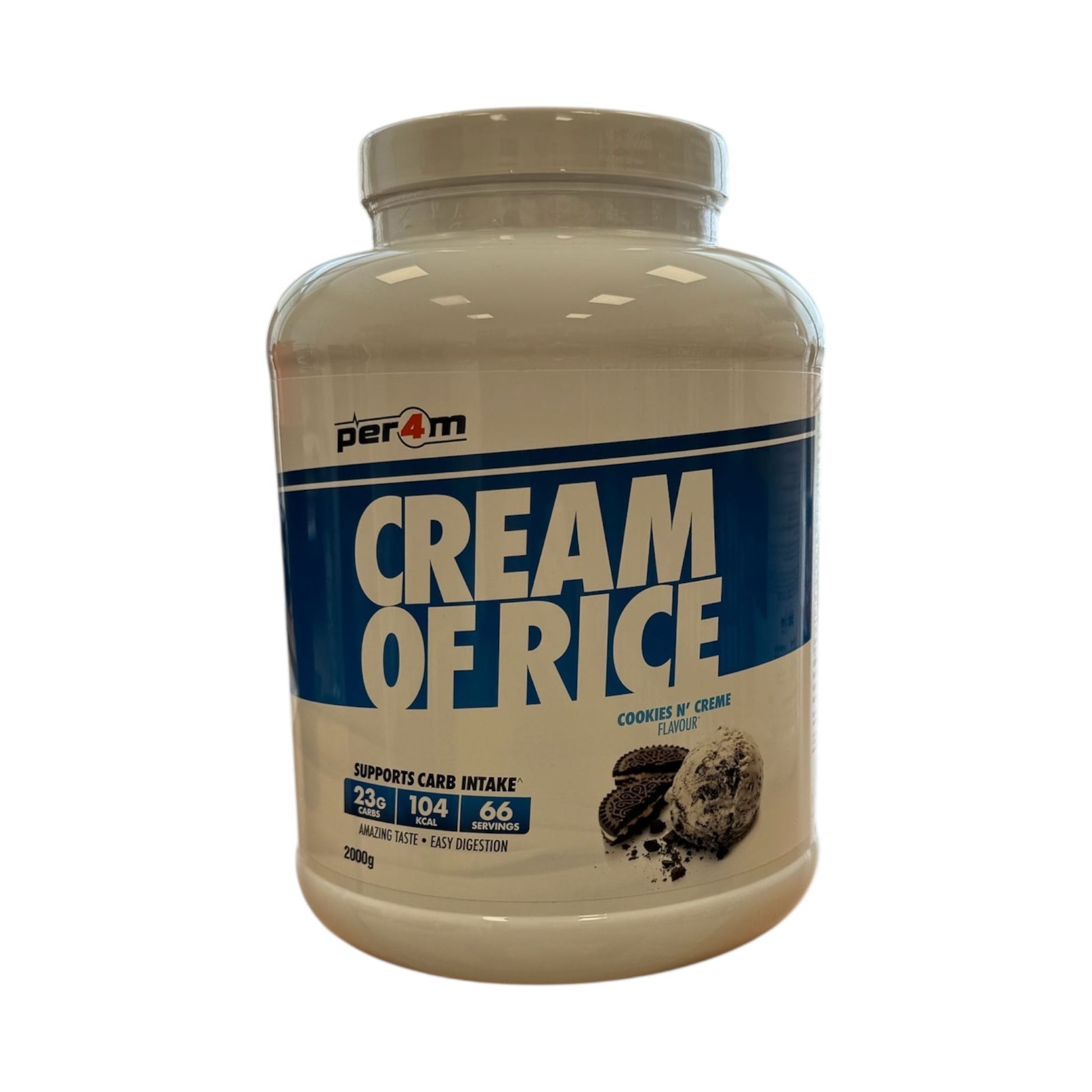 Container of 'Cream of Rice' by Per4m on a white background