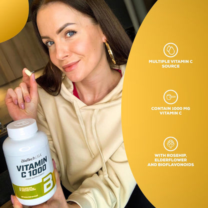 Vitamin C 1000 x 100tabs Biotech USA